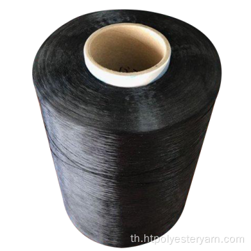 Dope Dyed Twisted Polyester Yarn 1100DTEX/192F 60Z Balck